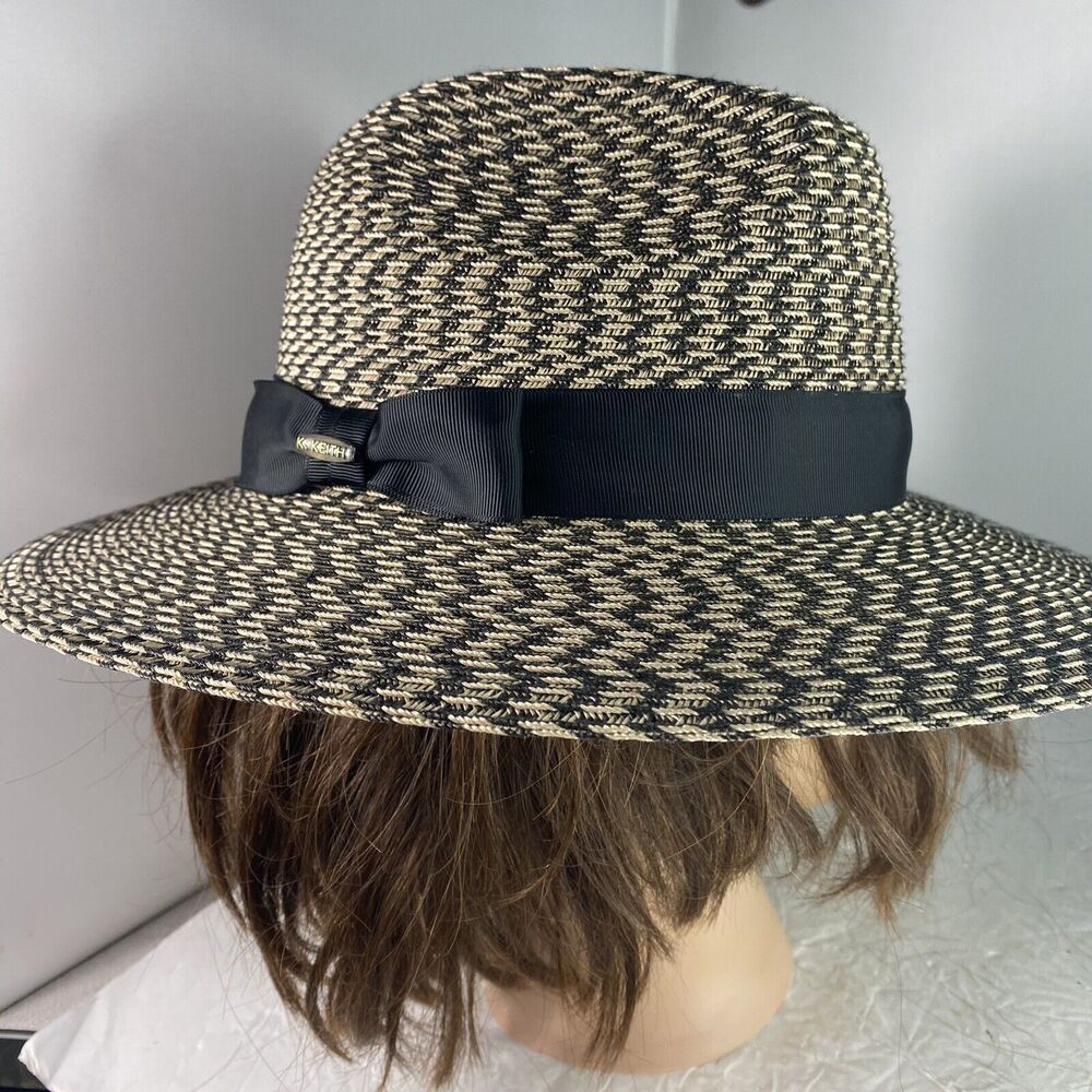 Great Hats by KAREN KEITH Womens Wide Brim Sun Hat Vibrant One Size Poly Braids